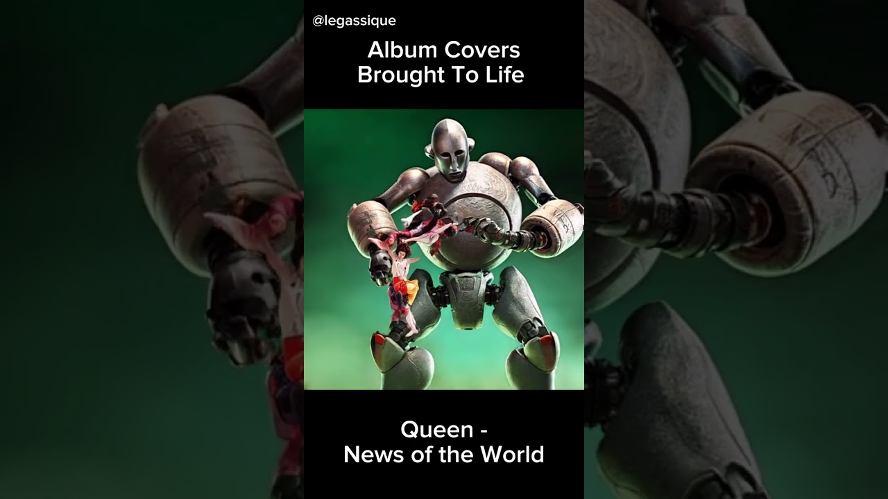 Queen - "News of The World" cover comes to life with AI 