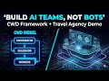 AI Agent Teams Explained: CWD Model &amp; Autonomous Travel Agency (Role, Backstory, Workflow)