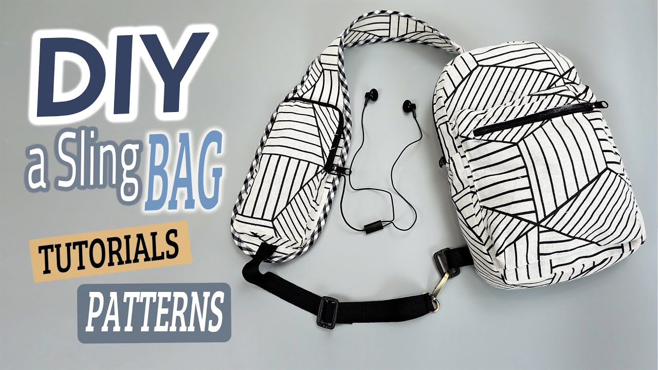 DIY a Sling Bag - How to Sew a Sling Bag with Zipper | Patterns ...