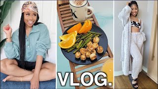 SELF CARE DAY | Nails + Hair Refresh, My Go-To Makeup & Trying New Vegan Recipe!