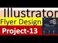 Illustrator Tutorial All Tools Function & Flyer design project-13 by GMMP!