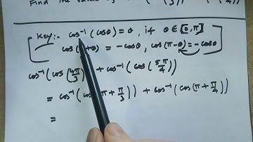 Class 12|EX4.2-8(ii)|Find the value of Cos-1(cos4π/3)+Cos-1(cos5π/4)|K.Thirumurugan