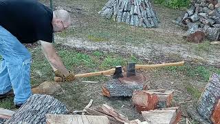 Breaking a high-end axe, 13K+ swings, Casterman  Axe & Tool