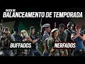 PATCH - BALANÇO DE TEMPORADA: BUFFS & NERFS E MUDANÇAS NOS ESCUDOS, RECOILS E ALÇAPÕES!
