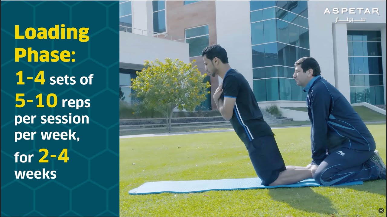 Nordic Hamstring Exercise - How to perform it correctly? - YouTube