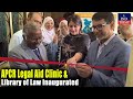 Apcr Legal Aid Clinic & Library of Law Inaugurated | IND Today