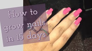 How to grow strong nails in 15 days | In Hindi | Samriddhi Kaushik - YouTube