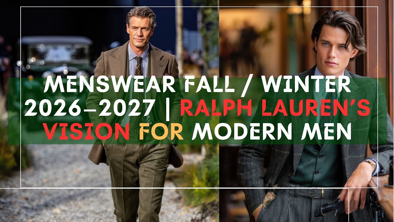 Мужская коллекция осень/зима 2026–2027 | Видение Ральфа Лорена для современного мужчины