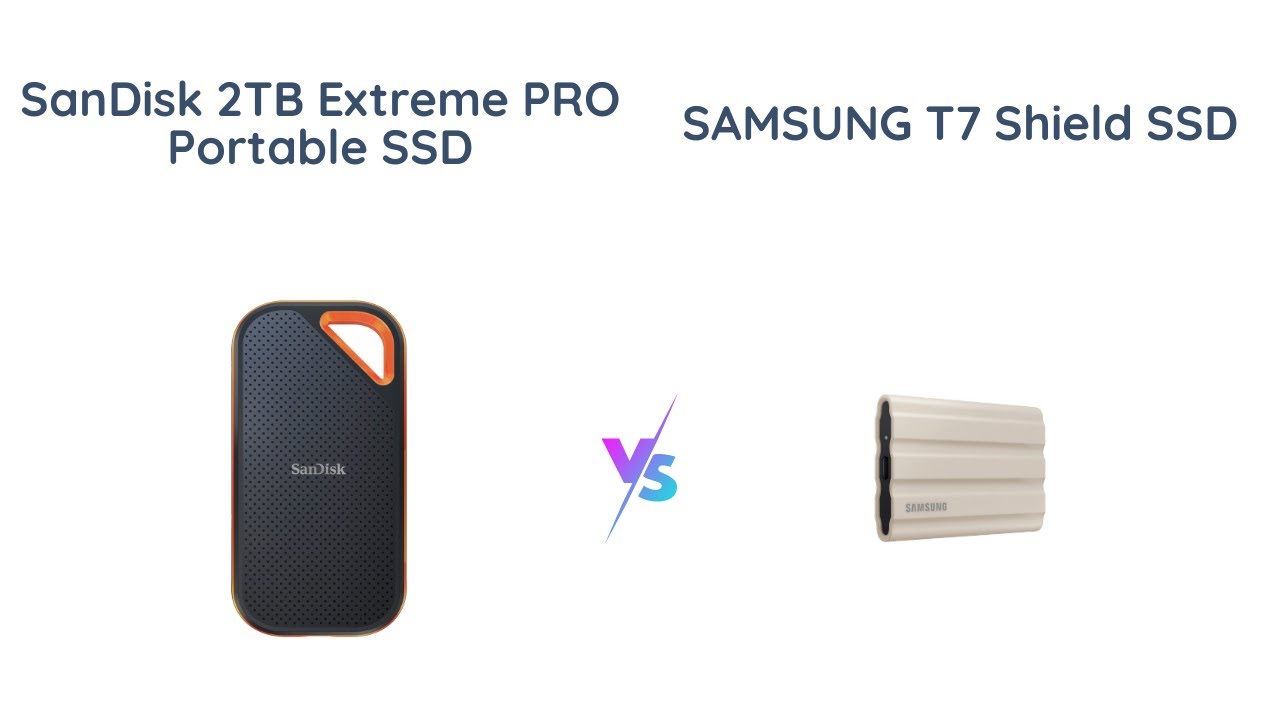 SanDisk vs Samsung Portable SSD Comparison YouTube