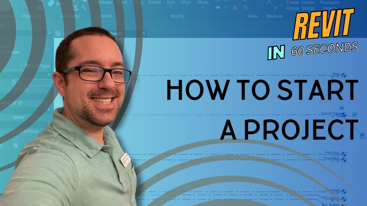 Revit in 60 Seconds | How To Start A Project - YouTube