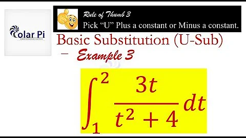 U-Substitution - Basic Examples - [Example 3]