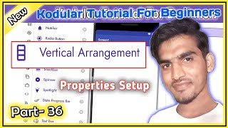 Kodular VERTICAL ARRANGEMENT Beginner Tutorial Part- 36 #KODULAR 2020