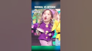 OTHER MEMBERS VS DAHYUN INTENSE FACIAL EXPRESSIONS #kpop #twice #fyp #shorts  #트와이스