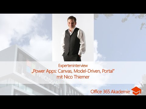 Experteninterview mit Nico Thiemer über"Power Apps:Canvas, Model-Driven, Portal"