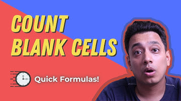 COUNTIF Blank Cells | Excel Formula
