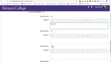 Moodle Quiz Settings