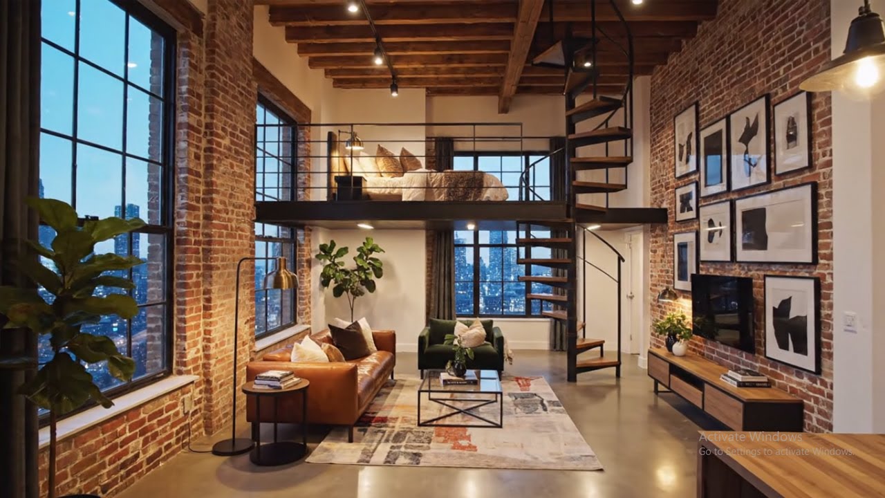 Modern Loft Apartment Interior Design