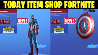 *NEW* Captain America Skin \& Grand Salute Emote in FORTNITE ITEM SHOP TODAY !