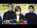 Briefing de presă susținut de Maia Sandu după închiderea secțiilor de votare