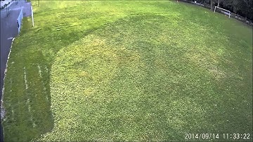 Parrot AR Drone 2.0 first flight (onboard video with crash!) JS1000 camera 1080p