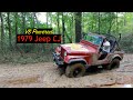 Testing the jeep cj powered by a v8 50 engine offroad