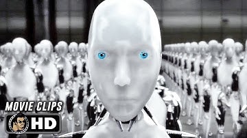 I, ROBOT CLIP COMPILATION (2004) Will Smith