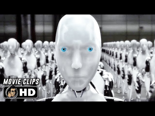 I, ROBOT CLIP COMPILATION (2004) Will Smith 