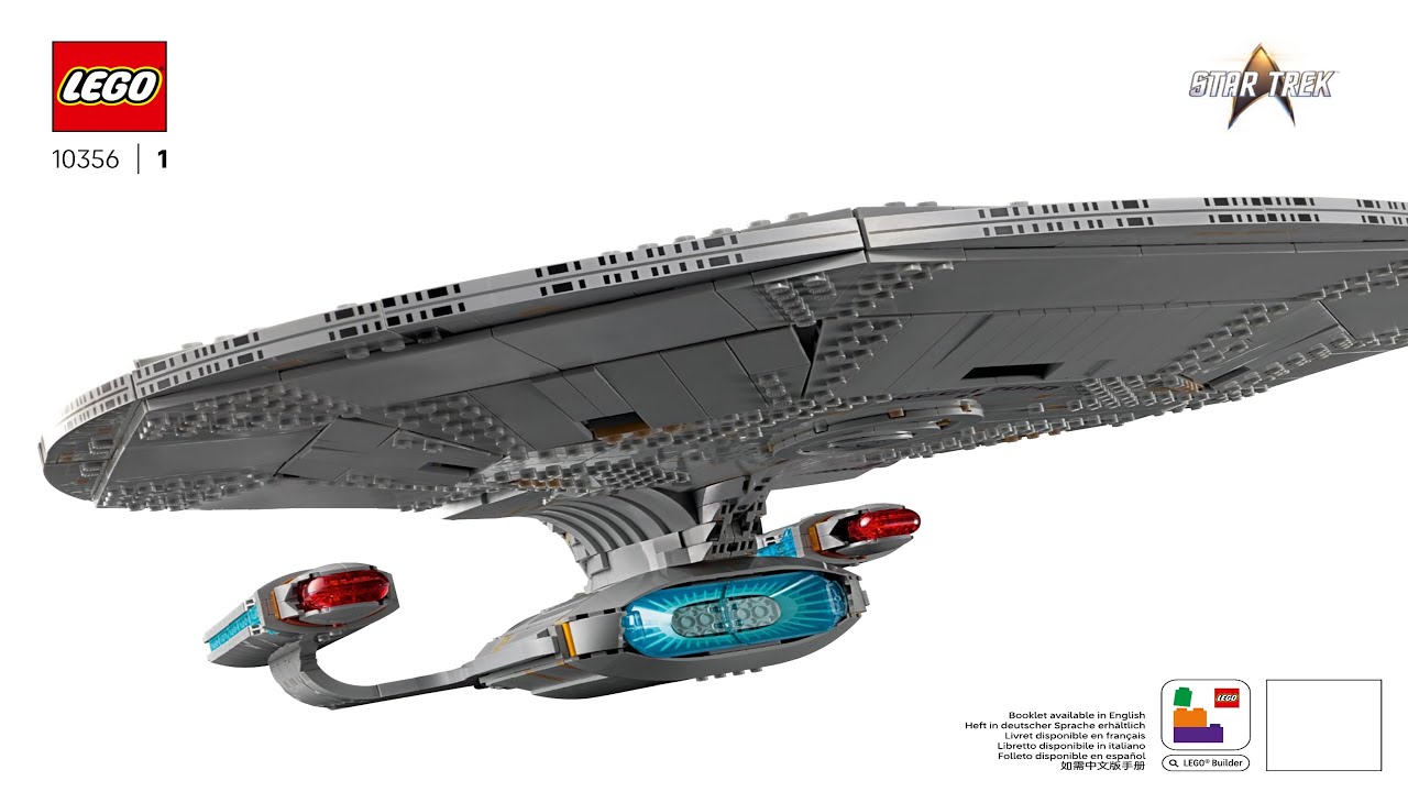 Icons - Star Trek: U.S.S. Enterprise NCC-1701-D - Star Trek LEGO instructions
