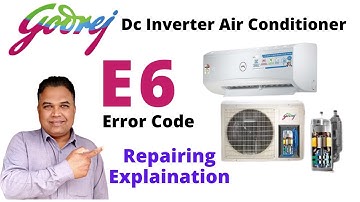 Godrej Dc Inverter Air Conditioner E6 Error Code Repairing Explanation | E6 Error Code | Hindi/Urdu