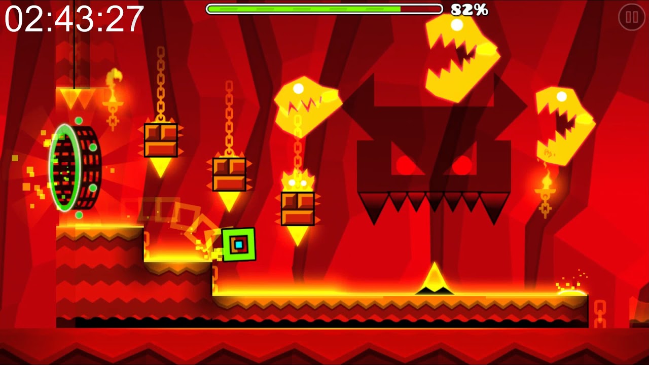 SpeedRun I Geometry Dash Meltdown I [(AndroidEMU; Any%(Classic)) 4:36 ...