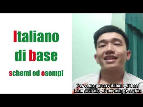 Video ĐIỂM NGỮ PHÁP CẦN BIẾT ĐỂ GIAO TIẾP CƠ BẢN TIẾNG Ý - youtube