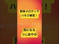 #Shorts【風になる/つじあやの】サビだけハモろう!簡単メロディのハモり練習動画
