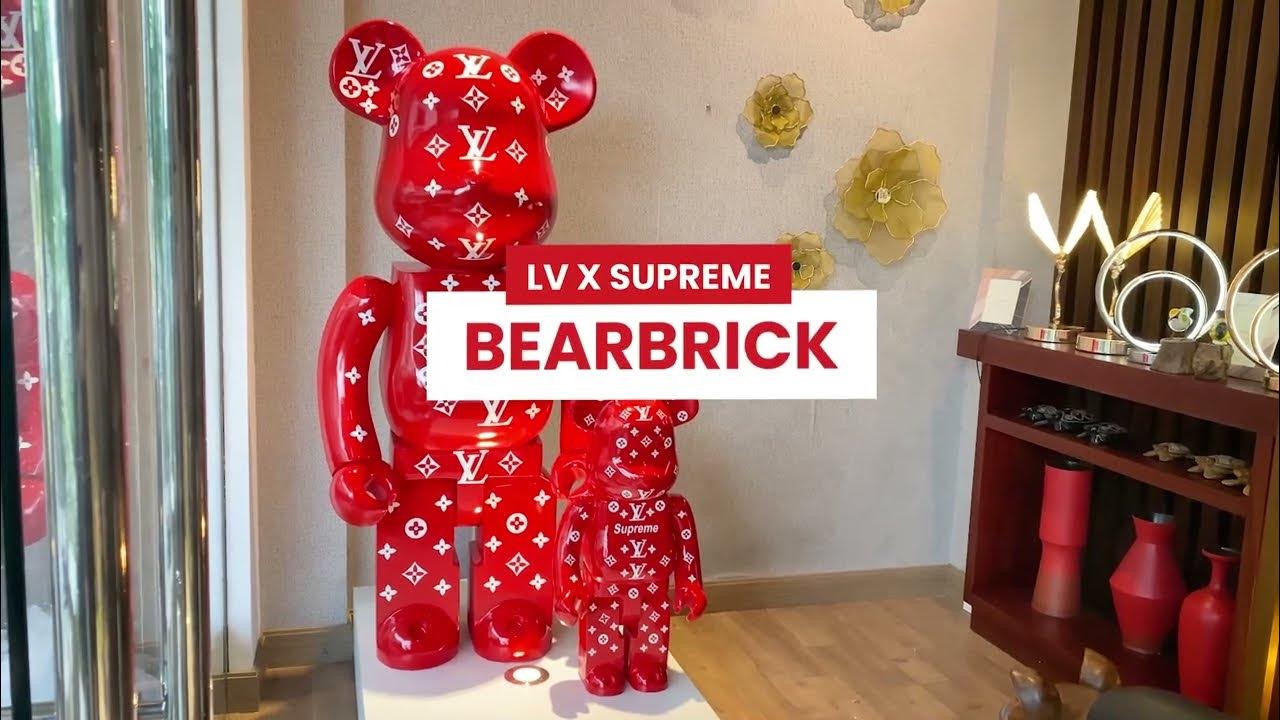 BEARBRICK KAWS LV SUPREME CASE