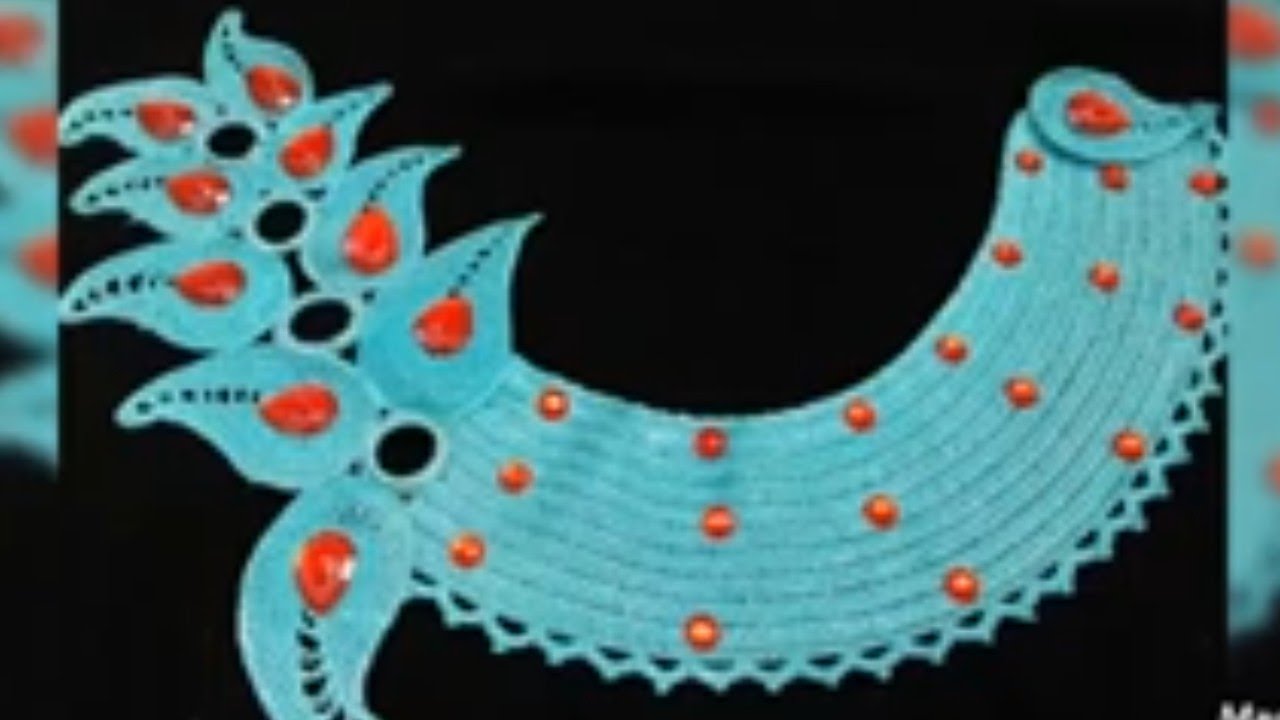 صدر كروشي بالخطوات لام امين لتعليم الكروشي