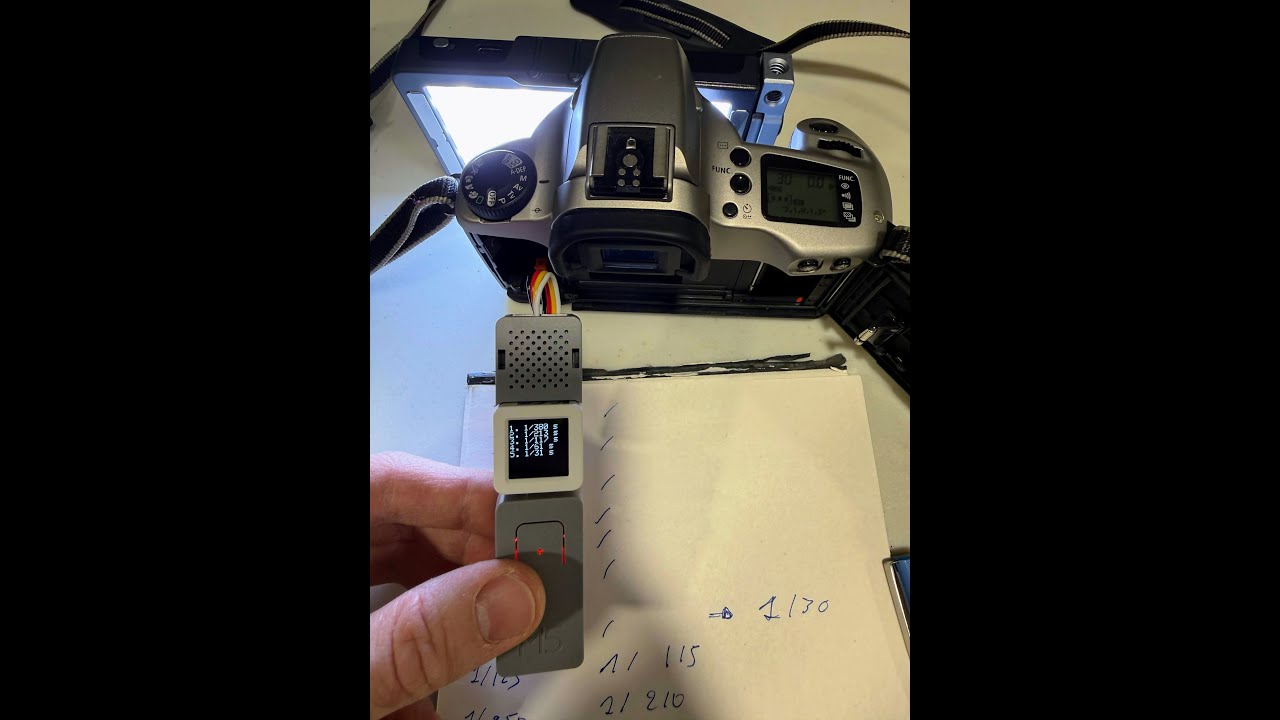 自分のフィルムカメラシャッタースピードテスターの作り方 : r 