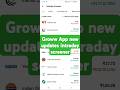 Groww App new updates #trading #stockmarket #growwapp #nifty #banknifty #analysis