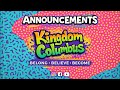 Church Announcements for Sunday Service 3/1/26.
