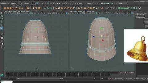 3D Temple Bell Modeling in Autodesk Maya | Step-by-Step Tutorial