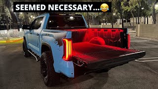 Custom LED Truck BED LIGHTING And It Changes Colors