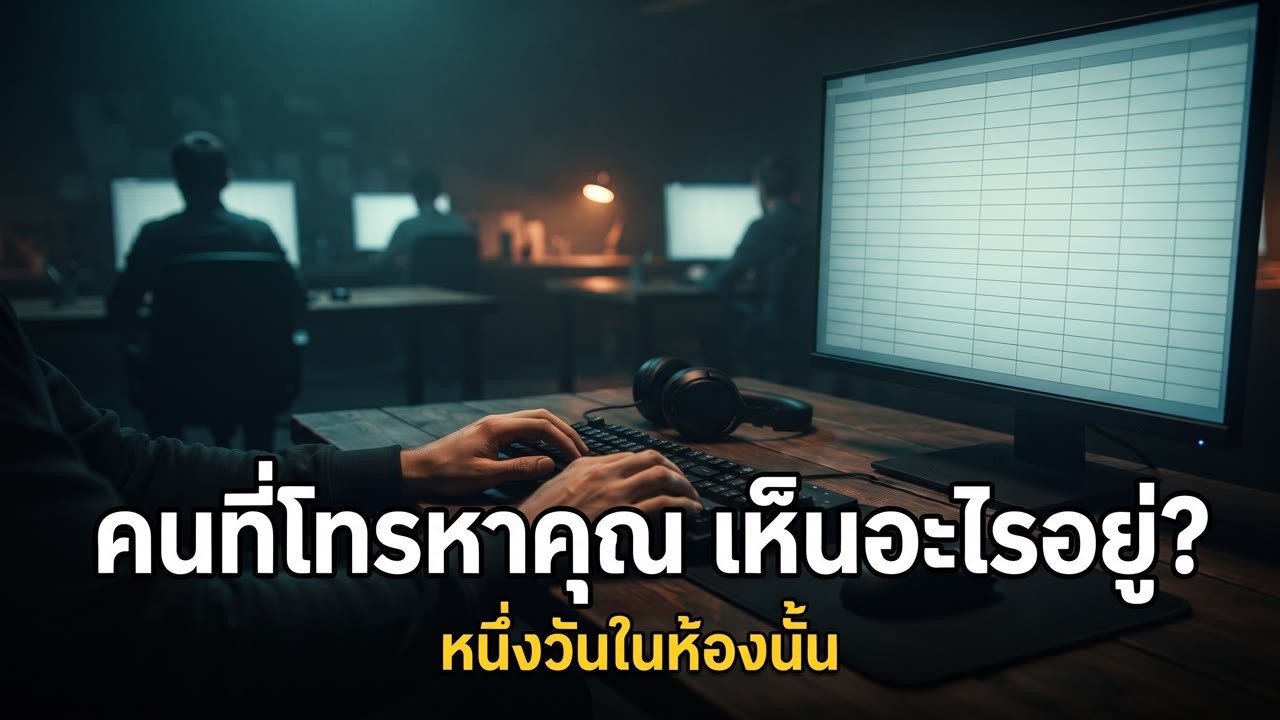 คนที่โทรหาคุณ เขาเห็นอะไรอยู่? หนึ่งวันในห้องนั้น (POV)