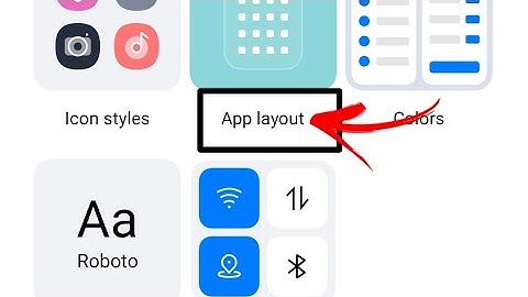 App Layout changed oppo A53 | how to change App Layout oppo phone