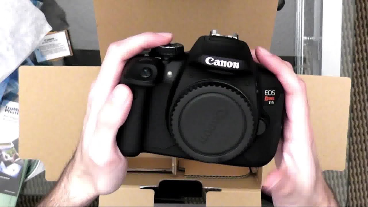 Unboxing Canon T4i