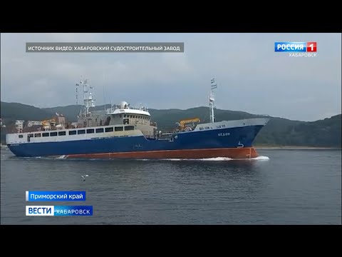 Второй краболов Хабаровского судостроительного завода сдал «выпускной» экзамен в море