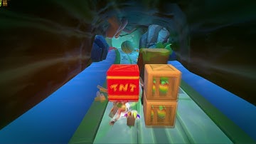 Crash Bandicoot: On The Run - Upstream Challenge (Break All The Crates)