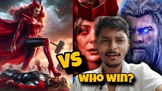 God Of Thunder ⚡ Thor Vs Scarlet Witch 😱 || Who Will Win This Fight 🤔 || BODMASVerse ||