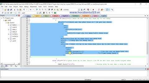 8051|Bài 13.4-Truyền nhận chuỗi ký tự AT89C52 với máy tính