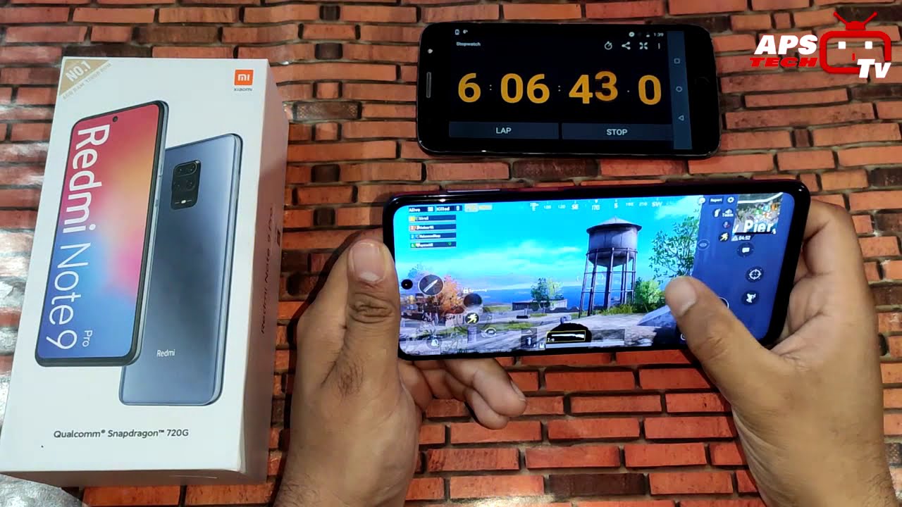 Redmi Note 9 Pro Battery Drain Test (100-0%)