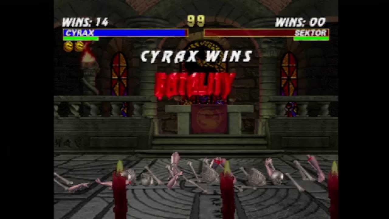 Mortal Kombat Trilogy: Cyrax Fatalities #mktrilogy #mortalkombattri