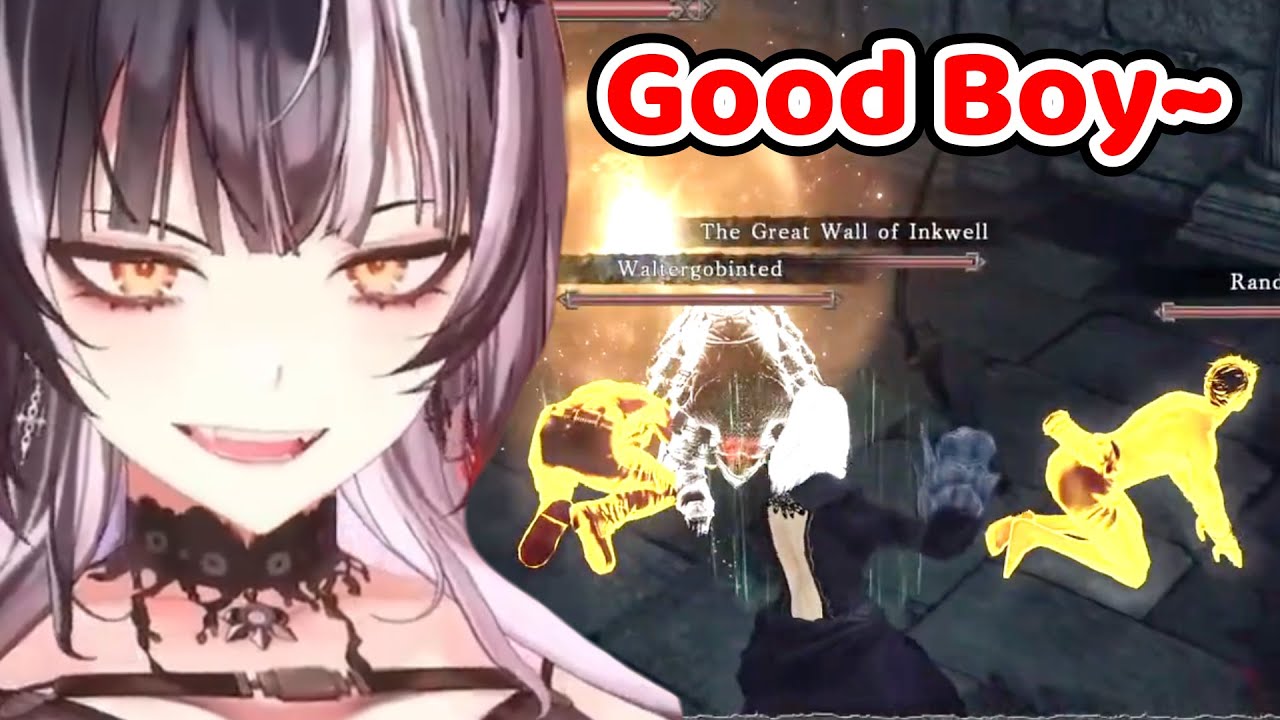 When Shiori Suddenly Start Whipping Her Viewers in Dark Soul (Hololive)