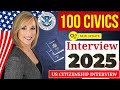New 2025 100 Civics Questions and Answers U S Citizenship Test Practice Exam Ciudadania Americana
